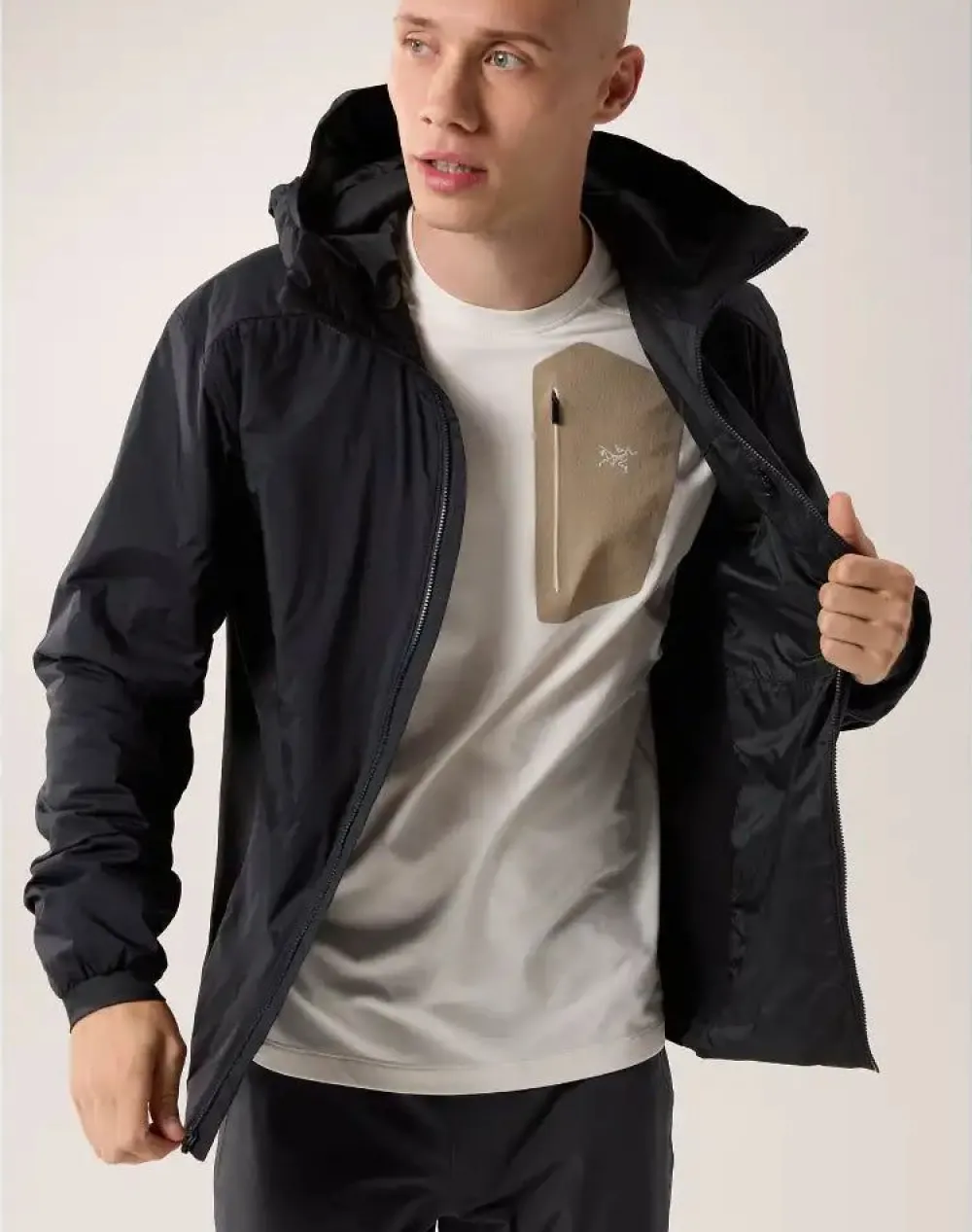 New Atom Hoody Men'S Untuva& Ja Keinokuitutakit