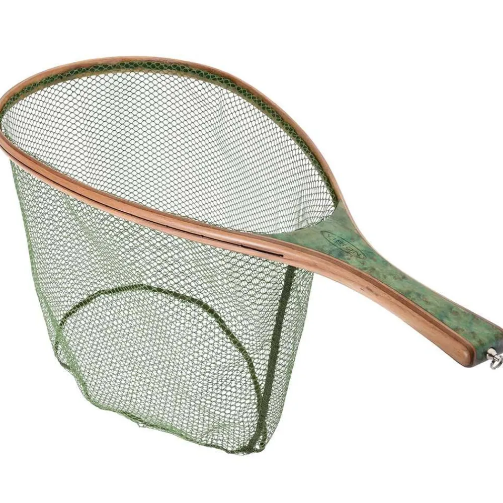 New Green Wood Landing Net Kalastustarvikkeet