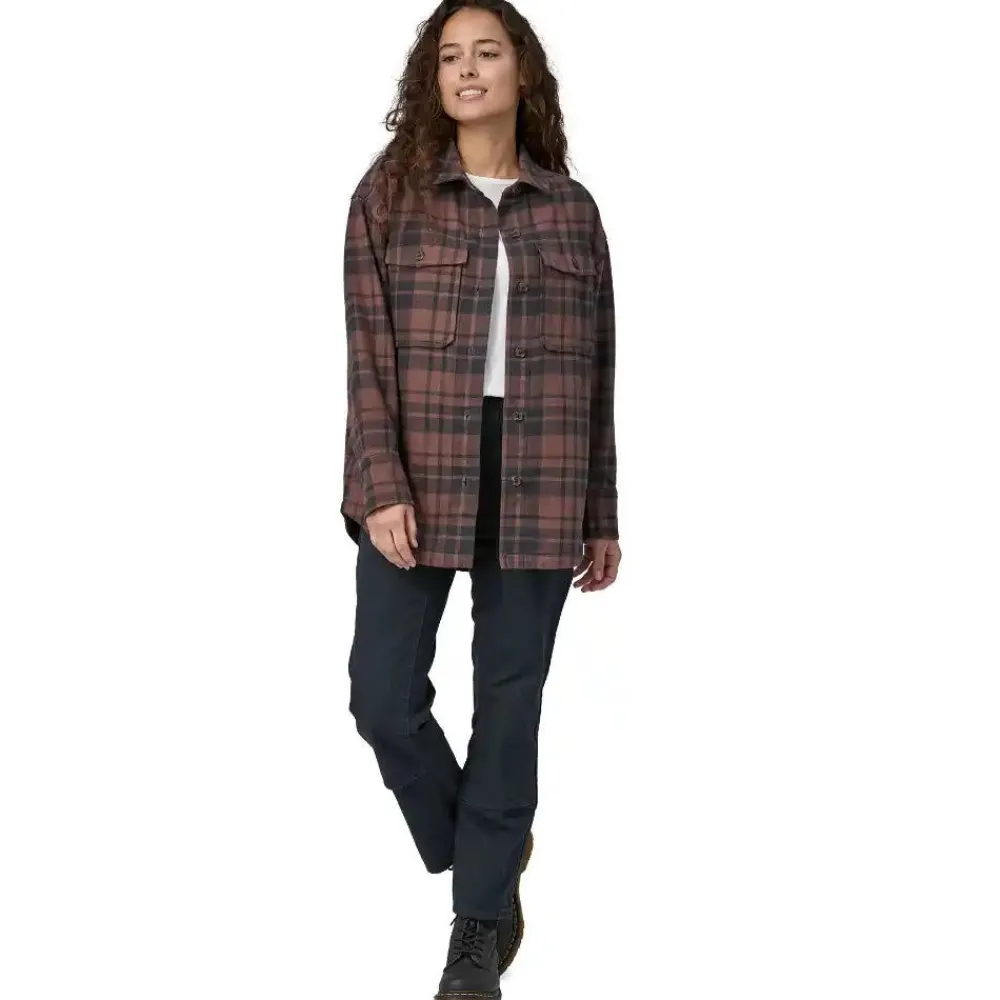 Store Heavyweight Fjord Flannel Overshirt Women'S Pitkähihaiset Paidat