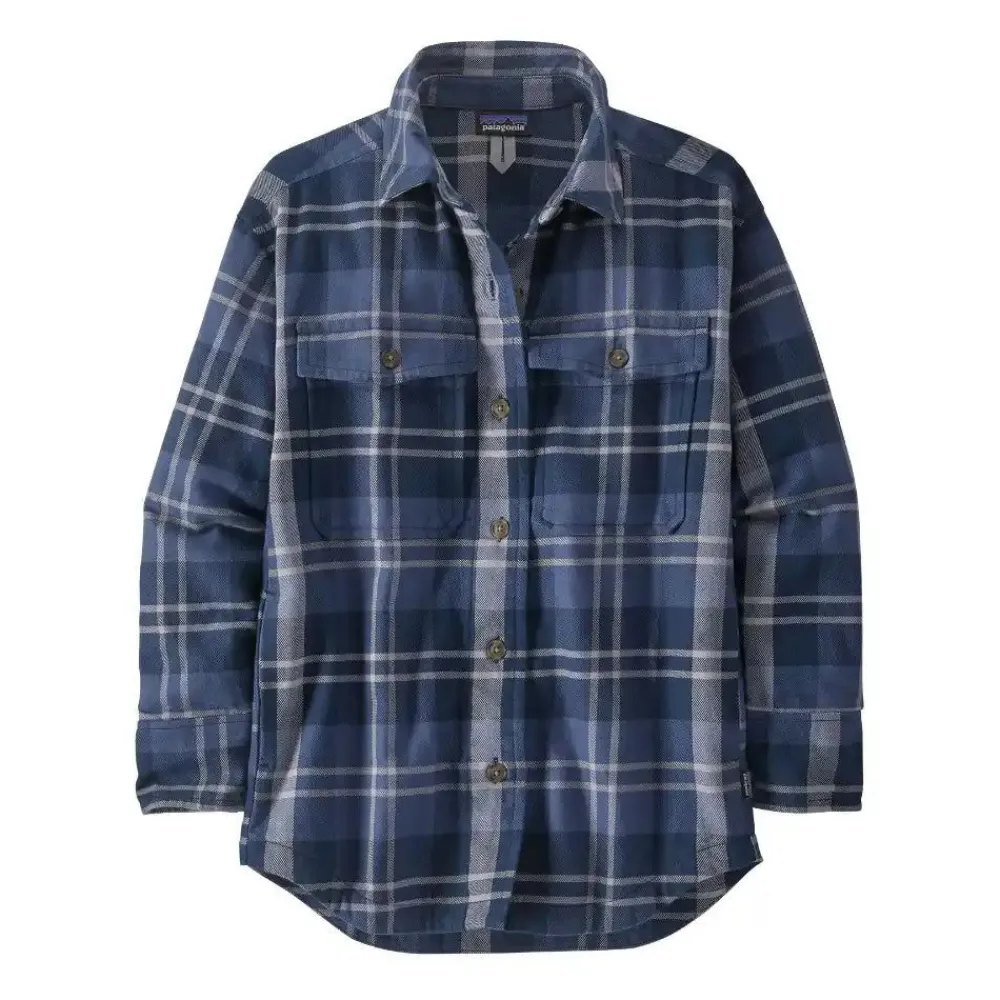 Store Heavyweight Fjord Flannel Overshirt Women'S Pitkähihaiset Paidat