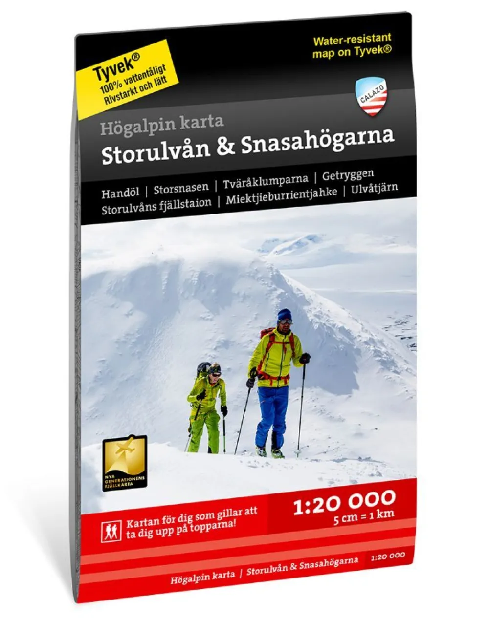 Clearance Hogalpin Karta Storulvan & Snasahogarna Opaskirjat Ja Kartat