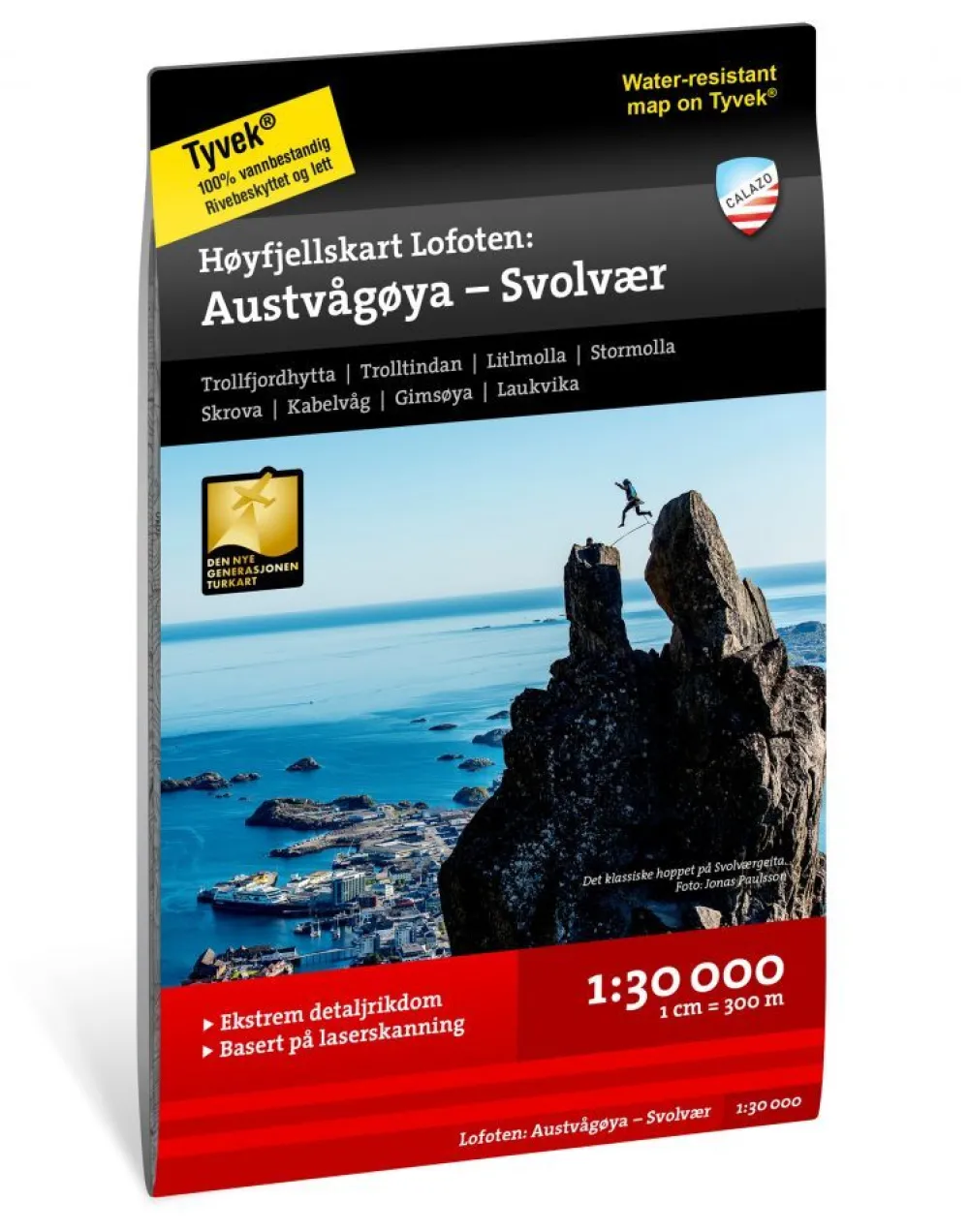 Fashion Hoyfjellskart Lofoten: Austvagoya Svolvaer Opaskirjat Ja Kartat