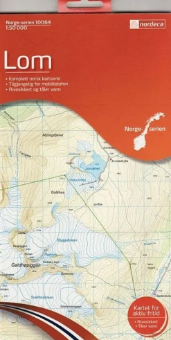 Flash Sale Lom (Jotunheimen) 10064 Map Opaskirjat Ja Kartat
