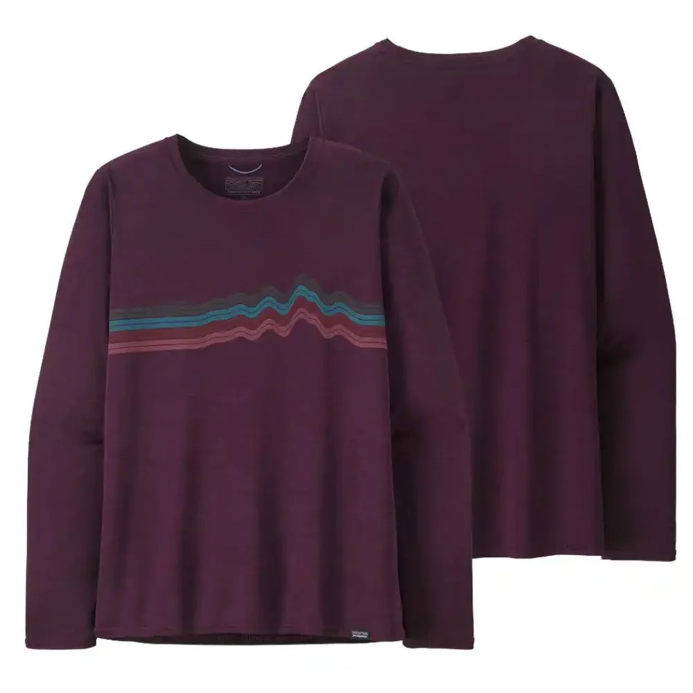 Flash Sale Long-Sleeved Capilene Cool Daily Graphic Shirt Women'S Pitkähihaiset Paidat