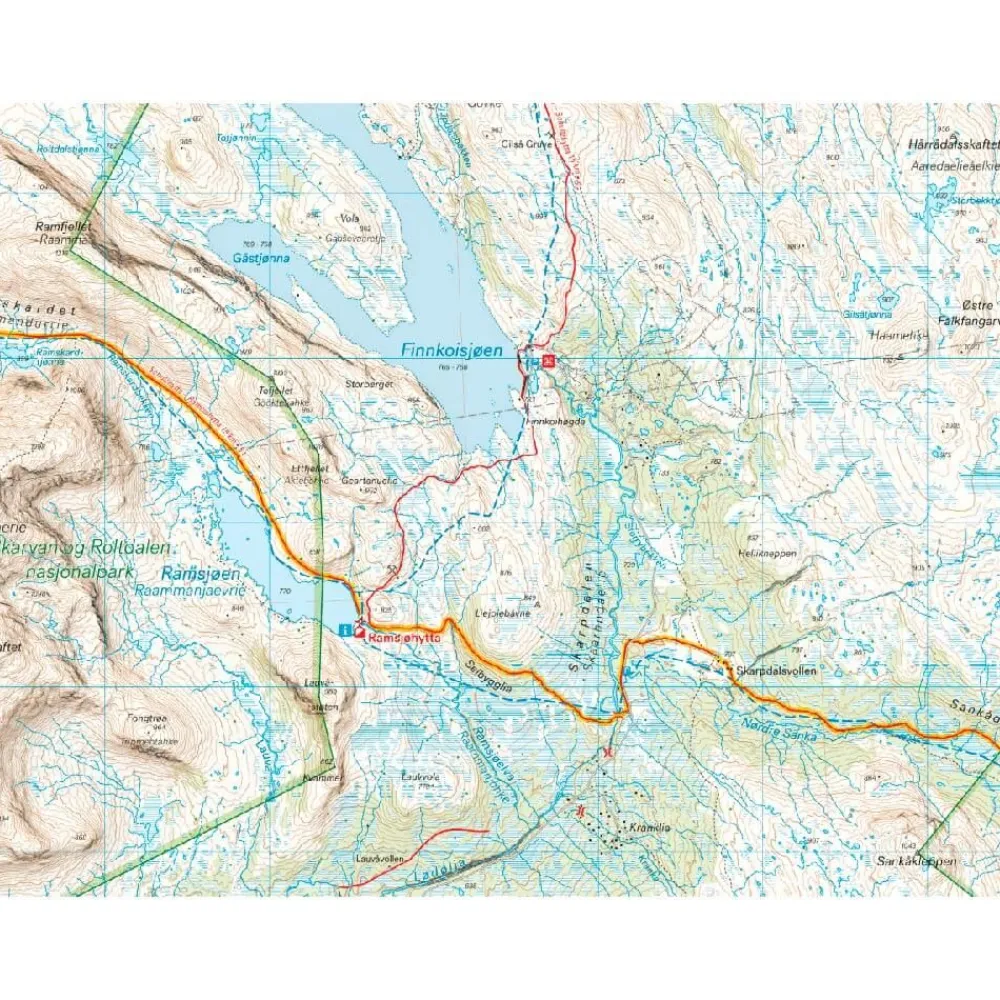 Cheap Turkart Norge Pa Tversturen (Stjordal-Sylan) Opaskirjat Ja Kartat