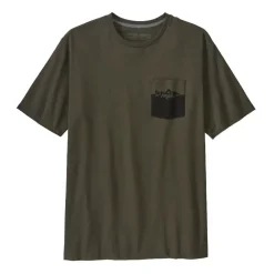 Fashion Wild Waterline Pocket Responsibili-Tee Men'S T-Paidat