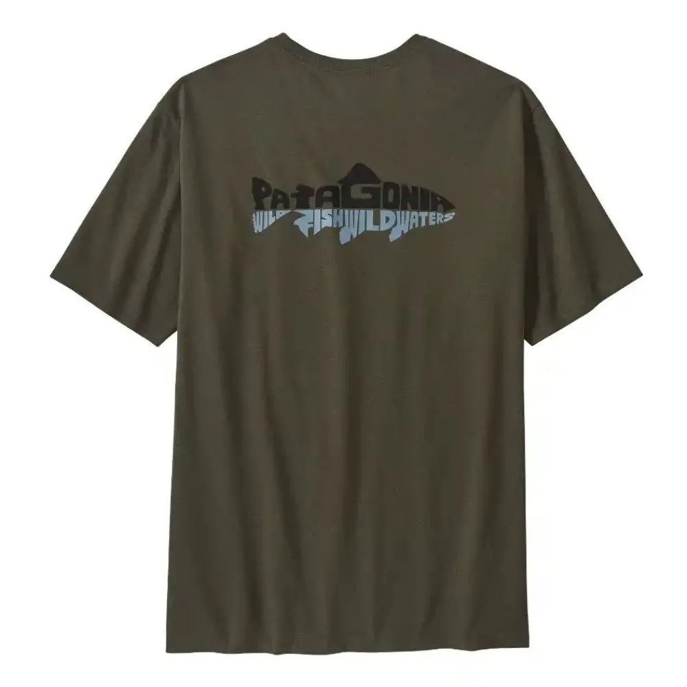 Fashion Wild Waterline Pocket Responsibili-Tee Men'S T-Paidat